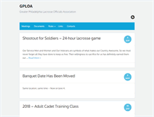 Tablet Screenshot of gploa.org